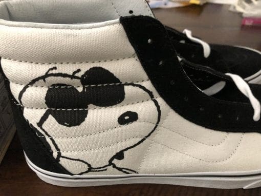 Peanuts x Sk8-Hi Reissue 'Joe Cool' Vans - Image 2