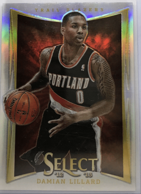 2012-13 Select Damian Lillard Prizm Refractor RC #150 Silver Blazers 200-250 low res